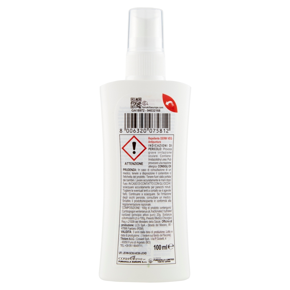 VAPE Derm Herbal Lozione Antipuntura 100 ml